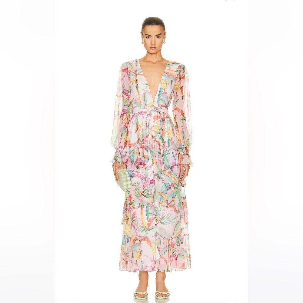 Rococo Sand Rio Tropical w Belt XS Resort Vacation NWOT